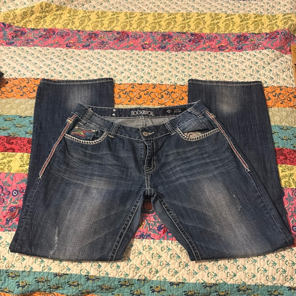 Rock & Roll Cowgirl Mid Rise Jeans